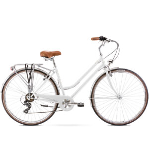 Naiste jalgratas Romet Vintage Eco D, 28", valge (2023) (M)