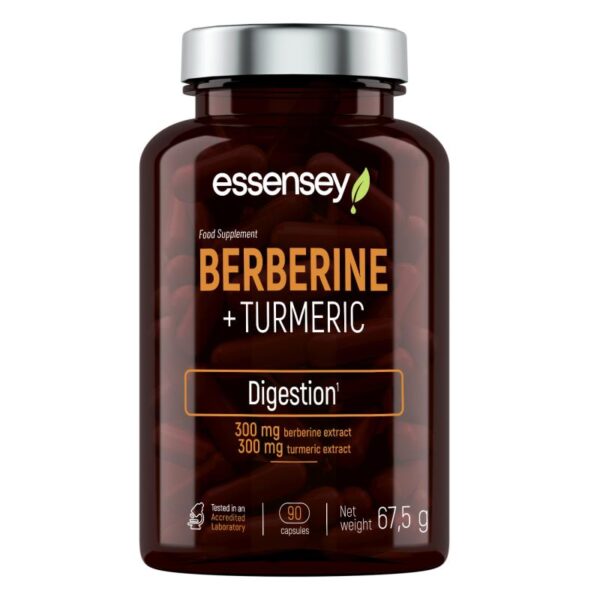 Antioksüdant TREC ESSENSEY BERBERINE + TURMERIC 90 kapslit