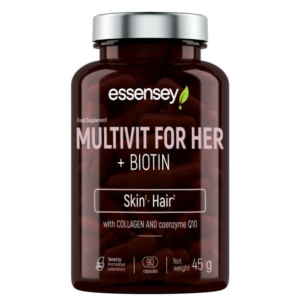 Multivitamiin naistele TREC ESSENSEY MULTIVIT FOR HER + BIOTIN 90 kapslit