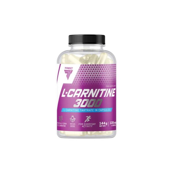 Aminohape TREC L-CARNITINE 3000, 120 kapslit