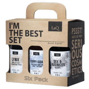 Kinkekomplekt LaQ dušigeelid MINI Lucky Men